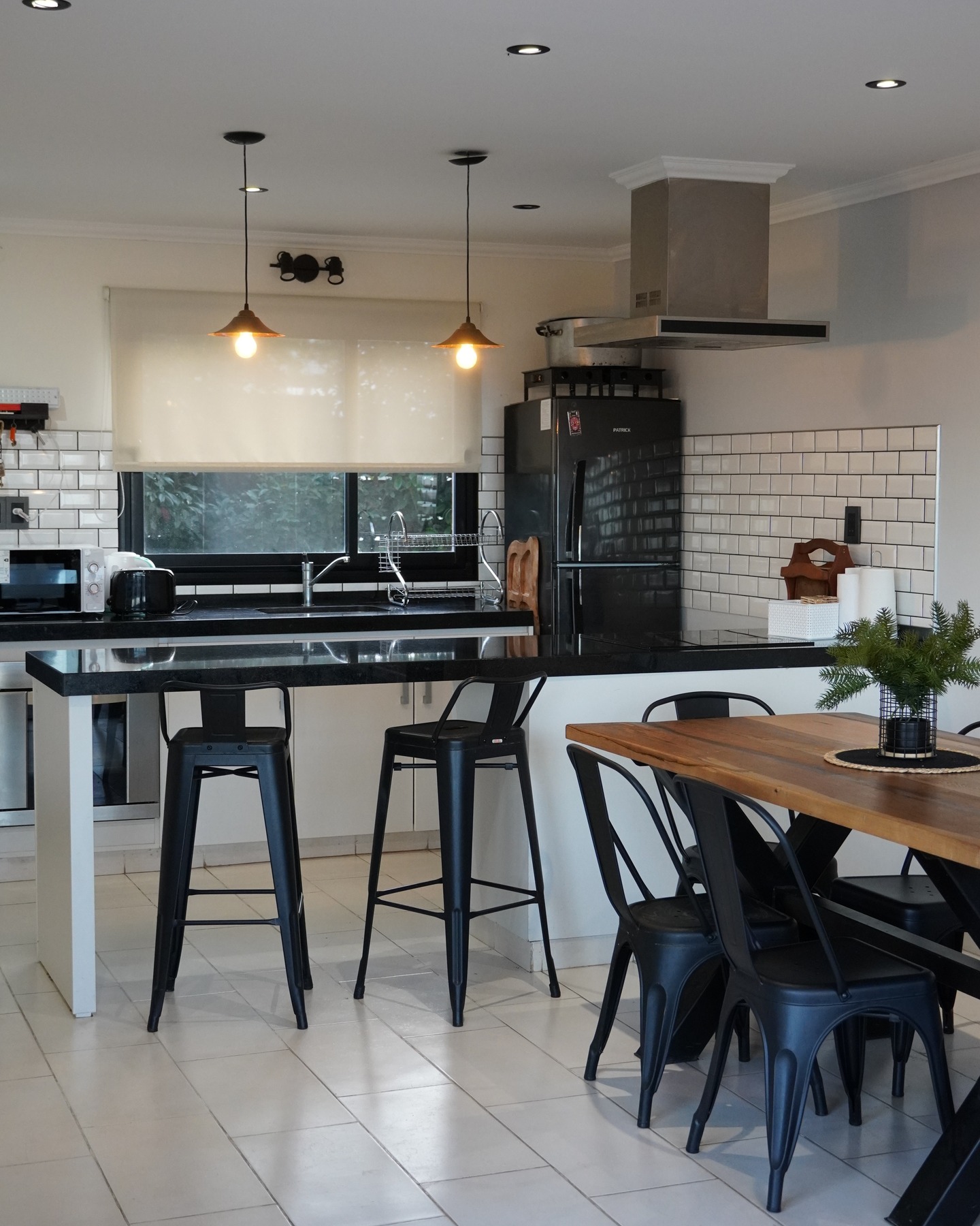Cocina del triplex con isla